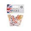 Union Jack Printed Picks - 50 Pack (0112) (£0.02/each) (PAR-5011)