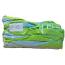 Euro Bijoux Reversible Stretch Headbands - Sky Blue & Green (12pcs) (£0.63/each) (NO.2221) HA.A/4