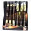 Saffron Smooth Eyeshader (24pcs) Dark Brown (7655) (£0.63/each A/6