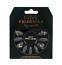 Technic False Nails - Squareletto, Grey Embellished (6pcs) (29140) (£1.85/each) T/Nail-12