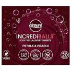 Airpure INCREDiBALLS Petals & Pearls Scented Laundry Sheets - 35g (1718)