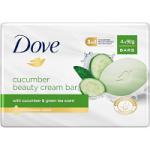 Dove Refreshing Cucumber Beauty Cream Soap Bar - 4 Bars (4 x 90g) (1838)
