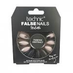 Technic False Nails - Stiletto, Painted Abstract (6pcs) (£1.54/each) (20133) T/Nail-17