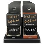 Technic Gel Eyeliner (12pcs) (21541) (£1.22/each) D/76A