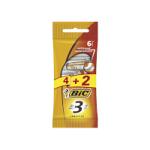 Bic 3 Sensitive Razor (4 + 2 pack) (3279)