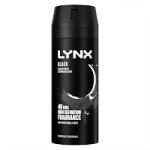 Lynx Black Deodorant Body Spray - 150ml (6pcs) (£2.38/each) (4023) 