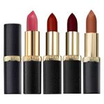 L'Oreal Color Riche Matte Lipstick - BLACK (Options) R/216