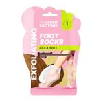 Face Facts The Foot Factory Exfoliating Coconut Foot Socks - 1 Pair (3917) (43917-012)