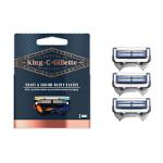 King C Gillette Shave & Edging Razor Blades - 3 Blades (PC5902)