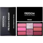 Freedom Pro Blush & Highlight Palette - Pink & Baked (7938) Palette.B/4