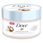 Dove Crushed Macadamia & Rice Milk Scent Exfoliating Body Scrub - 225ml (7054), Dove.B/28