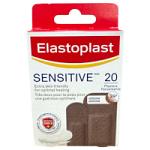 Elastoplast Sensitive Dark Plasters - 20pk (9415)