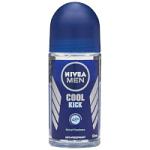 Nivea Men Cool Kick 48H Anti-Perspirant Roll On - 50ml (6pcs) (£1.40/each) (WTS1105)