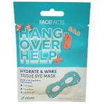 Face Facts Hang-Over Help+ Hydrate & Wake Tissue Eye Mask - 8ml (8068) (28068-150) FF.C/21