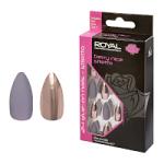 Royal 24 Glue-On Nails Tips - In The Spotlight Almond (6pcs) (NNAI297) (£1.23/each) ROYAL N/21