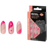 Royal 24 Glue-On Nails - Soul Mate Almond (6pcs) (NNAI412) (£1.37/each) N/5