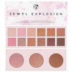 W7 Jewel Explosion Double Sided E/Sh & Highlighter Palette (3pcs) (7006) (JEPL) (£3.86/each) D/35