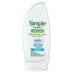 Simple Kids Hair & Body Wash - 225ml (6pcs) (£0.83/each) Dove.B/31b