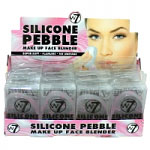W7 Silicone Pebble Make Up Face Blender (24pcs) (2672) (£0.98/each) D/5
