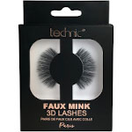 Technic Faux Mink 3D Lashes - Paris (6pcs) (£1.53/each) (29539) D7
