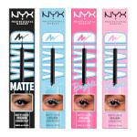 NYX Vivid Brights Matte Liquid Eyeliner (23pcs) (Assorted) (£3.25/each) Only 1 Bag Available !