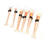 Lilyz 6pc Mermaid Makeup Brushes - Rose Gold LILYZ/50