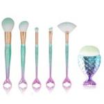 Lilyz Mermaid Makeup Brushes (6pcs) (Rainbow) LILYZ/65a