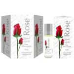 Rose Roll On Perfume Oil - 6ml (6pcs) Ahsan (£1.60/each) (9390) (OPP/SAFFRON)