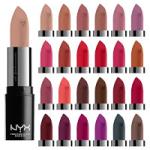 NYX Shout Loud Satin Lipstick (3pcs) (Options) (£1.50/each) NYX/B1